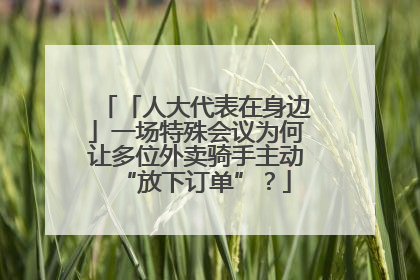 「人大代表在身边」一场特殊会议为何让多位外卖骑手主动“放下订单”？