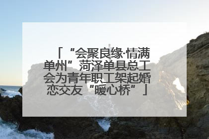 “会聚良缘·情满单州”菏泽单县总工会为青年职工架起婚恋交友“暖心桥”