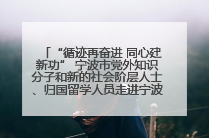 “循迹再奋进 同心建新功” 宁波市党外知识分子和新的社会阶层人士、归国留学人员走进宁波舟山港穿山港区