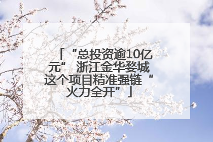 “总投资逾10亿元” 浙江金华婺城这个项目精准强链“火力全开”