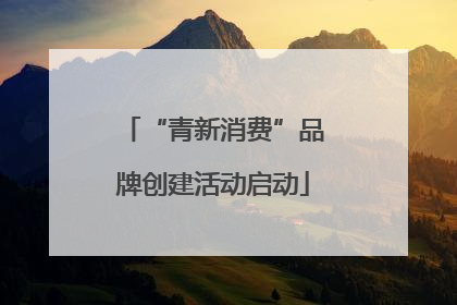 “青新消费”品牌创建活动启动