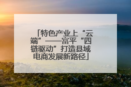 特色产业上“云端”——富平“四链驱动”打造县域电商发展新路径