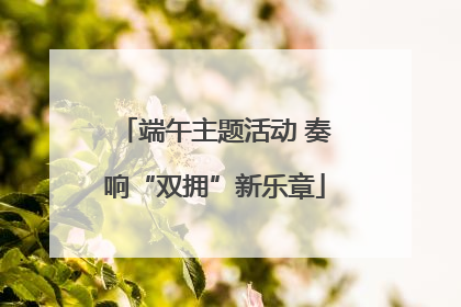 端午主题活动 奏响“双拥”新乐章