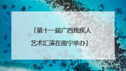 第十一届广西残疾人艺术汇演在南宁举办