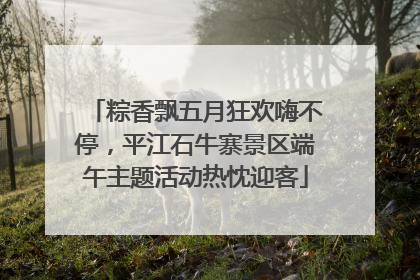 粽香飘五月狂欢嗨不停，平江石牛寨景区端午主题活动热忱迎客