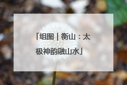 组图｜衡山：太极神韵融山水