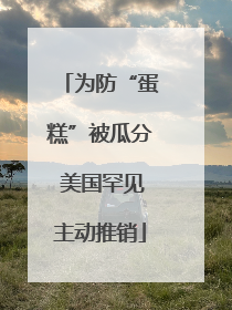 为防“蛋糕”被瓜分 美国罕见主动推销
