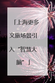 上海更多文旅场景引入“智慧大脑”