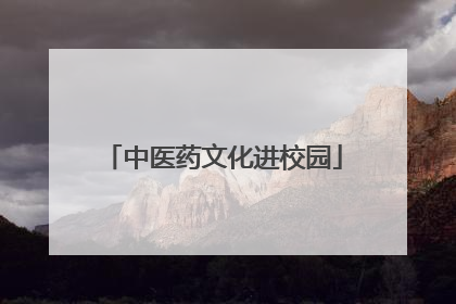 中医药文化进校园