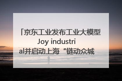 京东工业发布工业大模型Joy industrial并启动上海“链动众城 万亿降本”计划