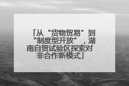 从“货物贸易”到“制度型开放”，湖南自贸试验区探索对非合作新模式