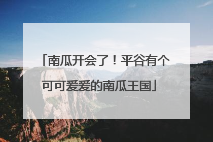 南瓜开会了！平谷有个可可爱爱的南瓜王国