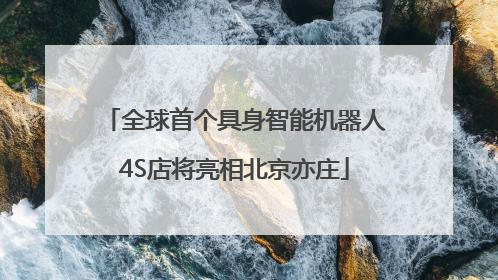 全球首个具身智能机器人4S店将亮相北京亦庄