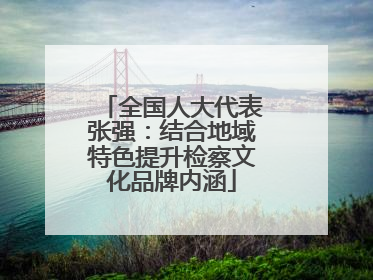 全国人大代表张强：结合地域特色提升检察文化品牌内涵
