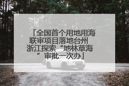 全国首个用地用海联审项目落地台州 浙江探索“地林草海”审批一次办
