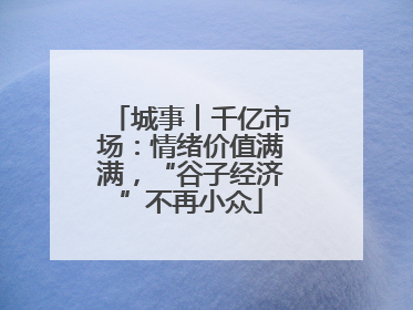 城事︱千亿市场：情绪价值满满，“谷子经济”不再小众
