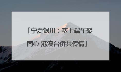 宁夏银川：塞上端午聚同心 港澳台侨共传情