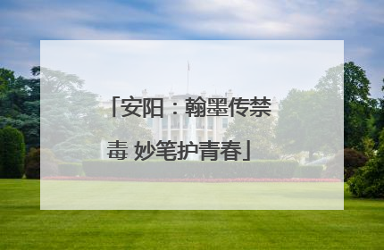 安阳：翰墨传禁毒 妙笔护青春