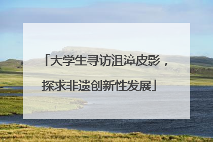 大学生寻访沮漳皮影，探求非遗创新性发展