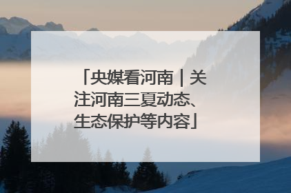 央媒看河南｜关注河南三夏动态、生态保护等内容
