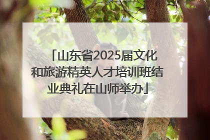 山东省2025届文化和旅游精英人才培训班结业典礼在山师举办