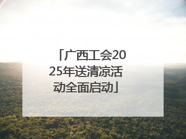 广西工会2025年送清凉活动全面启动