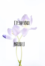 扫码知酸甜