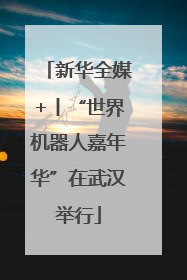 新华全媒+丨“世界机器人嘉年华”在武汉举行