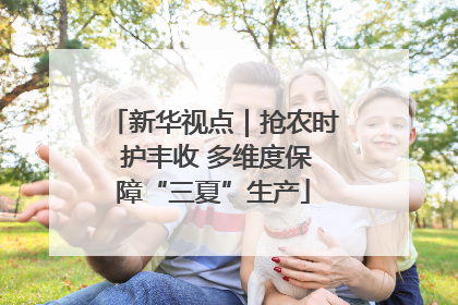 新华视点｜抢农时 护丰收 多维度保障“三夏”生产
