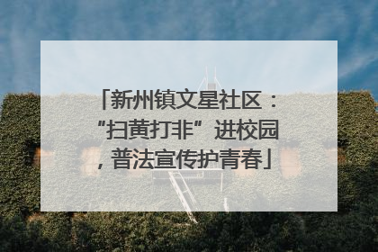 新州镇文星社区：“扫黄打非”进校园，普法宣传护青春