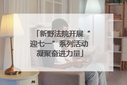 新野法院开展“迎七一”系列活动 凝聚奋进力量