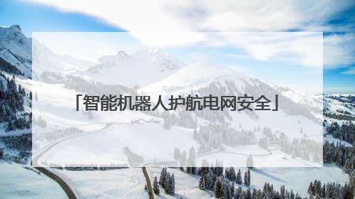 智能机器人护航电网安全