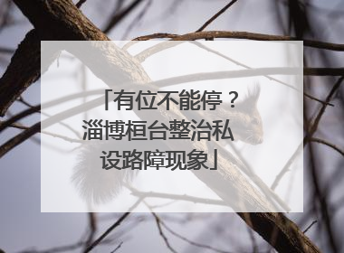 有位不能停？淄博桓台整治私设路障现象