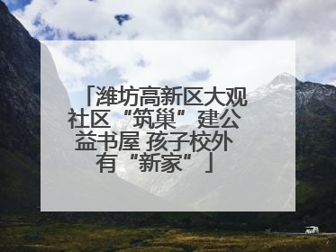 潍坊高新区大观社区“筑巢”建公益书屋 孩子校外有“新家”