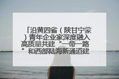 沿黄四省（陕甘宁蒙）青年企业家深度融入高质量共建“一带一路”和西部陆海新通道建设战略合作交流会在甘肃兰州召开