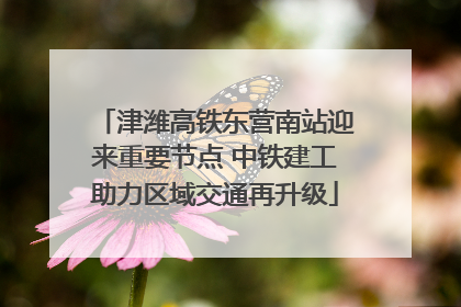 津潍高铁东营南站迎来重要节点 中铁建工助力区域交通再升级