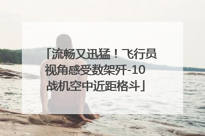 流畅又迅猛！飞行员视角感受数架歼-10战机空中近距格斗