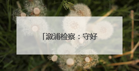 溆浦检察：守好“钱袋子” 护好“烟火气”