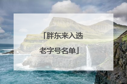 胖东来入选老字号名单