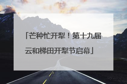芒种忙开犁！第十九届云和梯田开犁节启幕