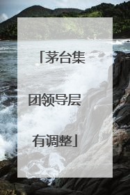 茅台集团领导层有调整