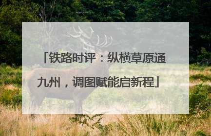 铁路时评：纵横草原通九州，调图赋能启新程