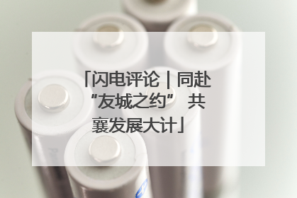 闪电评论｜同赴“友城之约” 共襄发展大计