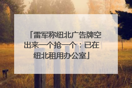 雷军称纽北广告牌空出来一个抢一个：已在纽北租用办公室