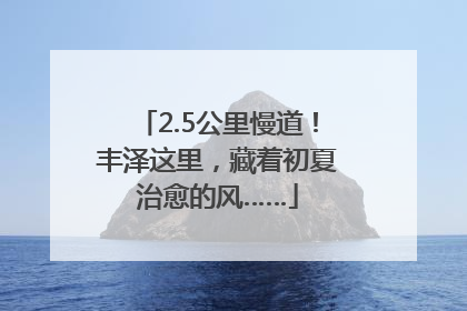 2.5公里慢道！丰泽这里，藏着初夏治愈的风……