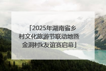 2025年湖南省乡村文化旅游节联动地暨金洞村k友谊赛启幕